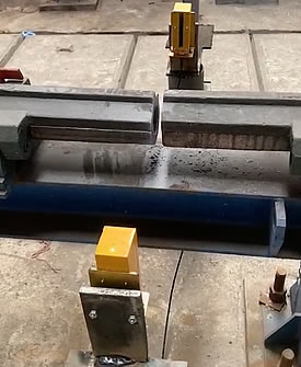 The use of area sensors in bar production lines